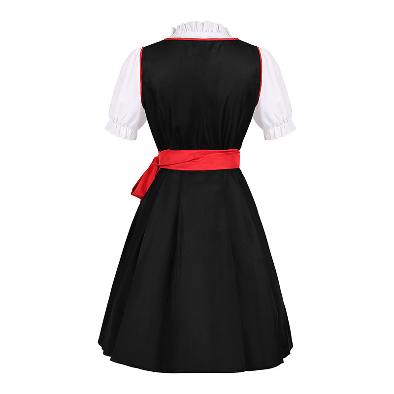 Plus Size German Oktoberfest Dirndl Dress Beer Festival Maid Cosplay Costume